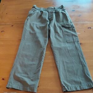 Thrills Green Cargo Wide Leg Pant Womans 28